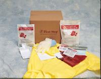 3NMG6 Biohazard Spill Kit, Box, Red