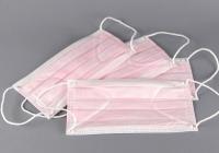 3NMK7 Surgical Mask, Universal, Pink, PK 50