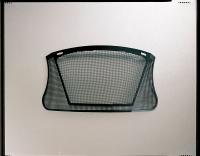 3NNN9 Faceshield Visor, Nylon Mesh, Black, 7x13in