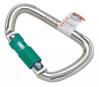 3NPL3 Carabiner, Aluminum, 4-5/8 In., Twist-Lock