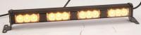 3NRR2 Quad Lighthead, LED, Amber, Rect, 14-9/16 L
