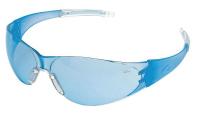 3NRU7 Safety Glasses, Light Blue, Scrtch-Rsstnt