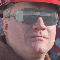3NTH9 Safety Glasses, Gray, Scratch-Resistant