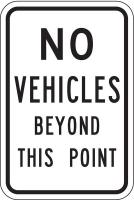 6CFH0 Traffic Sign, 18 x 12In, BK/WHT, Text