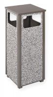 3NWZ9 Waste Receptacle, Flat Top, 12 G, Bronze