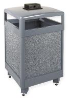 3NXE2 Waste Receptacle, Hinged, Weather Urn, 48G