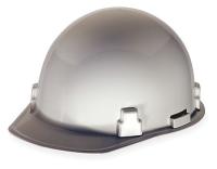 3NXX4 Hard Hat, FrtBrim, Slotted, Rtcht, White