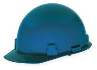 3NXX6 Hard Hat, FrtBrim, Slotted, Rtcht, Blue