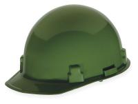 3NXX7 Hard Hat, FrtBrim, Slotted, Rtcht, Green