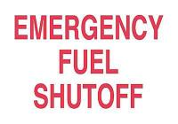 3NY39 Notice Sign, 7 x 10In, R/WHT, ENG, Text, EMER