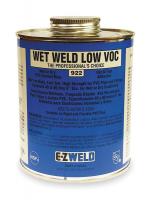 3NZD6 PVC Wet/Dry Cememt, 32 Oz, Blue