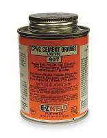 3NZD9 CPVC Cement, 8 Oz, Orange