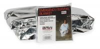 3PAJ8 Emergency Blanket, Silver, 52 In. x 84 In.