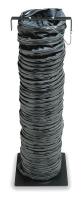 3PAK9 Statically Conductive Duct, 25 ft., Black