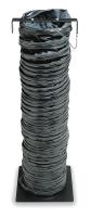 3PAL1 Statically Conductive Duct, 15 ft., Black