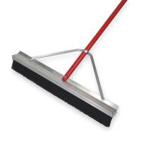 3PCA9 Push Broom w/Hndl, Black PP, Alum Block