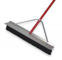 3PCC1 Push Broom w/Hndl, Black PP, Alum Block