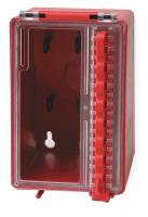 3PDE2 Group Lockout Box, 8 Locks Max, Red