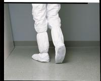 3PLJ8 BootCovers, Slip ResistSole, M, White, PK200