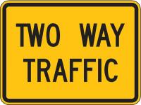 6DUZ7 Traffic Sign, 18 x 24In, BK/YEL, DMD GR AL