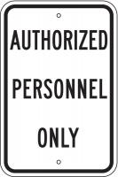 3PLX3 Parking Sign, 18 x 12In, BK/WHT, Text