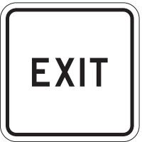 6DVC0 Traffic Sign, 18 x 18In, BK/WHT, DMD GR AL