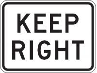 6GMA0 Traffic Sign, 18 x 24In, BK/WHT, ENGR GR AL