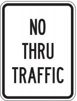 6GMD7 Traffic Sign, 24 x 18In, BK/WHT, ENGR GR AL
