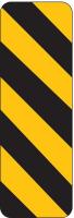 3PMK7 Traffic Sign, 12 x 6In, BK/YEL, SYM