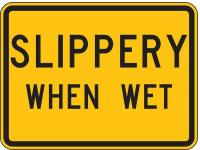 3PMT3 Traffic Sign, 18 x 24In, BK/YEL, Text, MUTCD