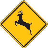 6GML1 Traffic Sign, 24 x 24In, BK/ORN, ENGR GR AL