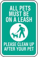 3PNF2 Notice Sign, 18 x 12In, WHT/GRN, AL, ENG