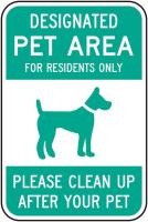 3PNF5 Notice Sign, 18 x 12In, GRN/WHT, AL, ENG