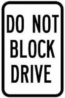 3PNK4 Traffic Sign, 18 x 12In, BK/WHT, Text, MUTCD