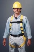 3PRR7 Full Body Harness, M, 400 lb., Yellow