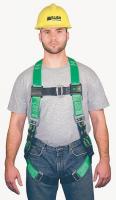 3PRW8 Full Body Harness, 2XL, 400 lb., Green