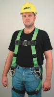 3PRZ1 Full Body Harness, Unversal, 400lb, Blk/Grn