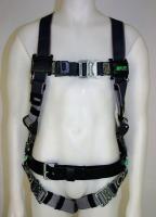 3PRZ6 Full Body Harness, Universal, 400 lb, Black