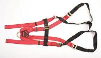 3PRZ7 Full Body Harness, Standard, 400 lb, Red