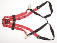 3PRZ8 Full Body Harness, Standard, Red