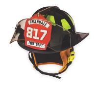 3PTV1 Fire Helmet, Red, Traditional