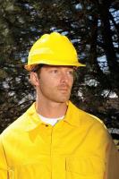 3PTW5 Fire Helmet, Yellow, Front Brim