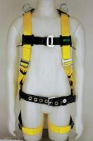 3PUE3 Full Body Harness, L, 310 lb., Yellow