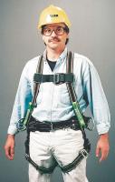 3PUG7 Full Body Harness, Universal, 400 lb, Green