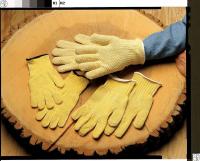 3PUX4 Cut Resistant Gloves, Yellow, XL, PR