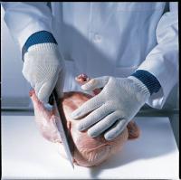 3PVE8 Cut Resistant Glove, White, Reversible, XS