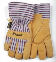 3PWE5 Leather Gloves, Insulated, Pigskin, L, PR