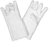 3PWE9 Heat Resistant Gloves, White, Zetex, PR