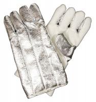 3PWF3 Heat Resist. Gloves, Aluminized, Z-Flex, PR