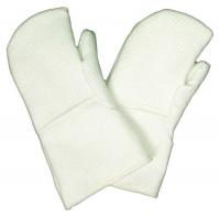 3PWF7 Heat Resistant Gloves, White, Zetex, PR